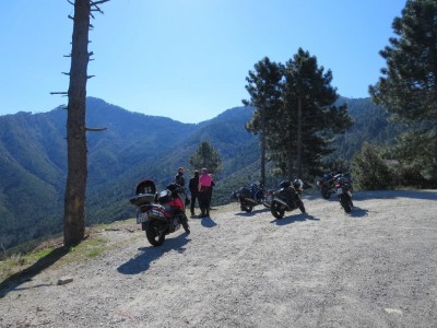 Auffahrt zum Col de Sorba